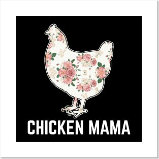 chicken mama t shirt Posters and Art